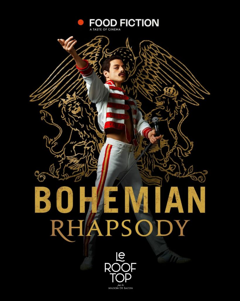 VENDREDI 22 AOÜT 2025 SEANCE CINEMA « BOHEMIAN RHAPSODY » (version originale, sous-titres en français) ET PICNIC CHIC SUR LE ROOF TOP